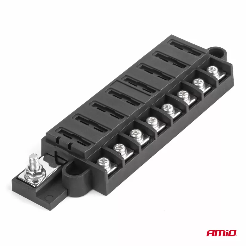 Boîte à fusibles connecteurs à vis 8 prises - AMIO 03837 - Visuel 2