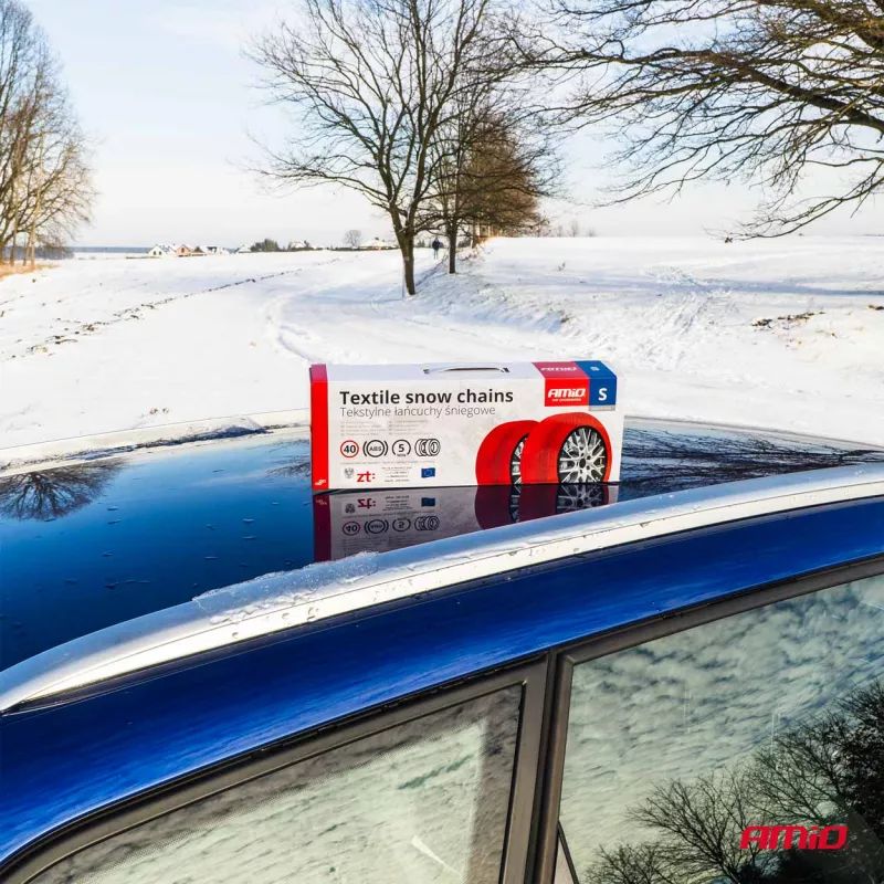 Chaînes à neige textiles taille S EN16662-1 Önorm V5121 2 pcs. AMIO 04080 - Visuel 1