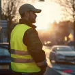 AMIO 03935 - Gilet de sécurité réfléchissant jaune XXXL avec certificat -