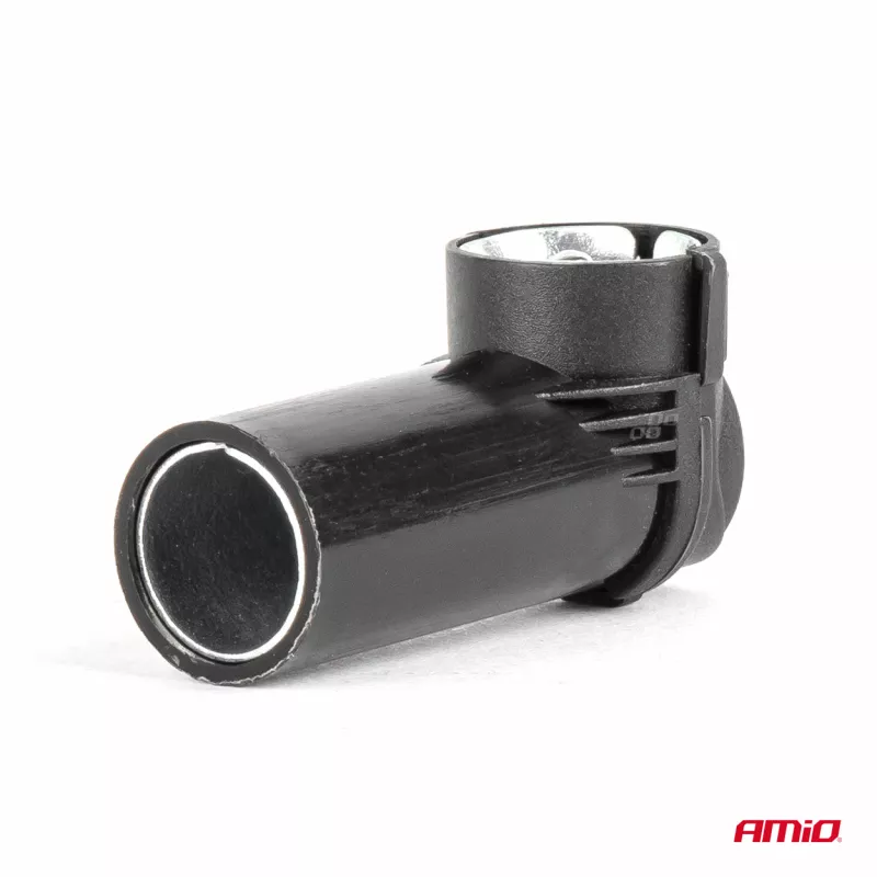 Adaptateur antenne réduction prise DIN ISO coudée - AMIO 03968 - Visuel 1