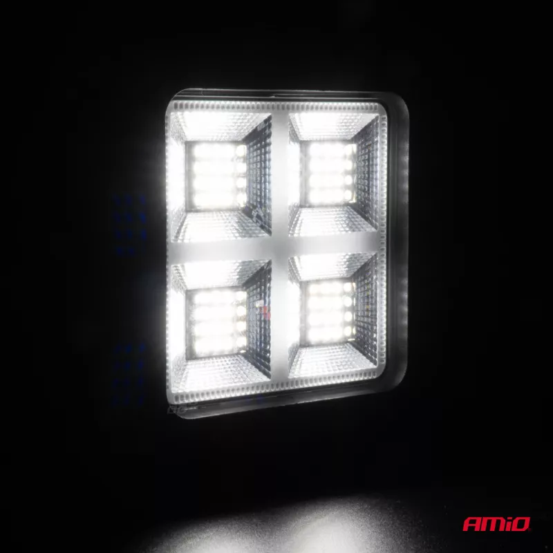 Lampe de travail LED AWL59 68W 6500K 8000lm 12V 24V AMIO 04200 - Visuel 1