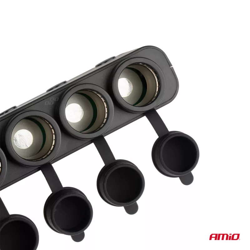 Répartiteur répartiteur prise allume-cigare PD30W QC3.0 12/24V max 216W - AMIO 04175 - Visuel 1