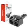 AMIO 04173 - Répartiteur répartiteur prise allume-cigare 2x USB 1x USB-C 12V 24V + voltmètre -