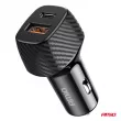 AMIO 04282 - Chargeur de voiture QC+PD 20W USB-A + USB-C -