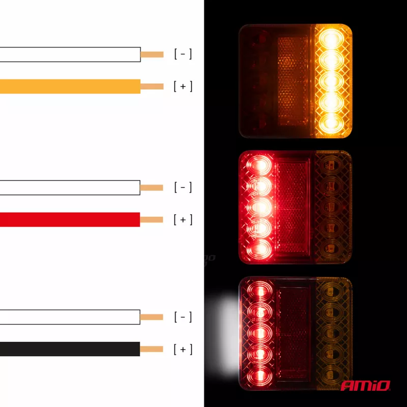 Feu arrière combiné LED AMIO 04389 - Visuel 2
