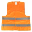 AMIO 03985 - Gilet de sécurité réfléchissant orange certifié XXL