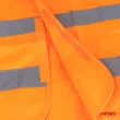 AMIO 03985 - Gilet de sécurité réfléchissant orange certifié XXL