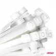 AMIO 04310 - Colliers de serrage blancs 4,8×200mm 100 pcs.