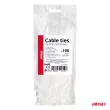 AMIO 04310 - Colliers de serrage blancs 4,8×200mm 100 pcs.