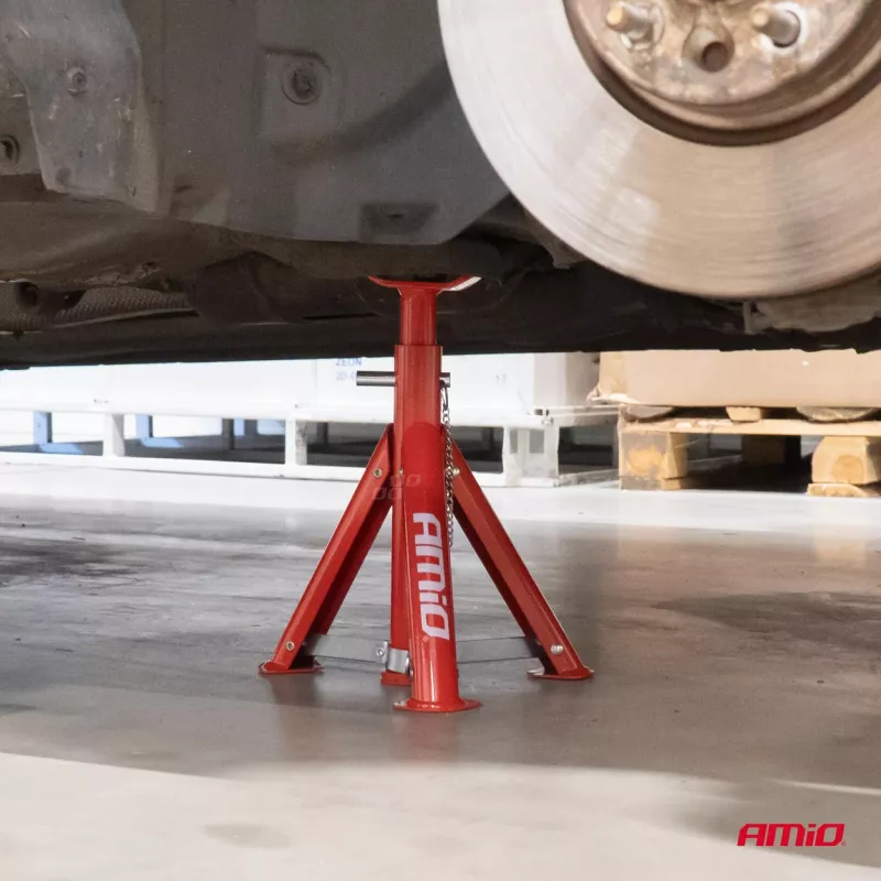 Cales de voiture pliantes pour atelier, supports 2 pcs, 2T AMIO 04185 - Visuel 2