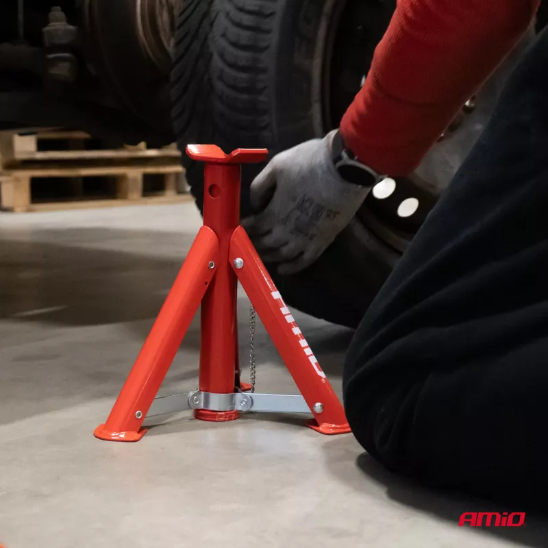 Cales de voiture pliantes pour atelier, supports 2 pcs, 3T AMIO 04186 - Visuel 2