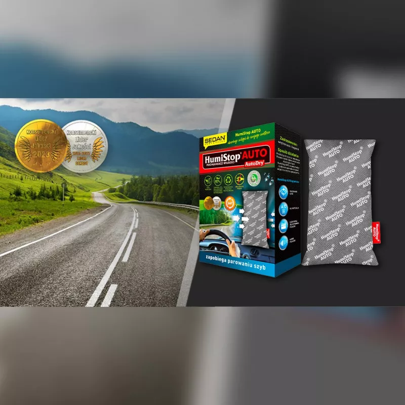 Absorbeur d'humidité pour voiture HumiStop AUTO 1 pièce AMIO SED00057 - Visuel 2