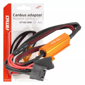 Résistance CANBUS pour ampoules LED 6Ω 50W H7 - AMIO 04089