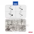 AMIO 04123 - Ensemble de connecteurs de câbles BN1.25 BN2 BN5.5 160 pcs connecteurs -