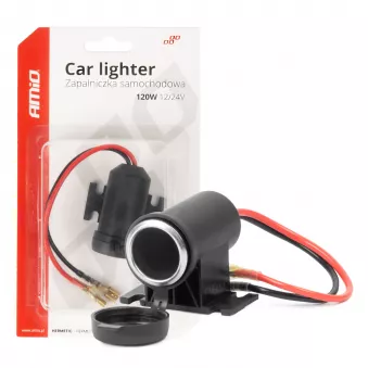 Prise allume-cigare étanche 12V 24V AMIO 04129