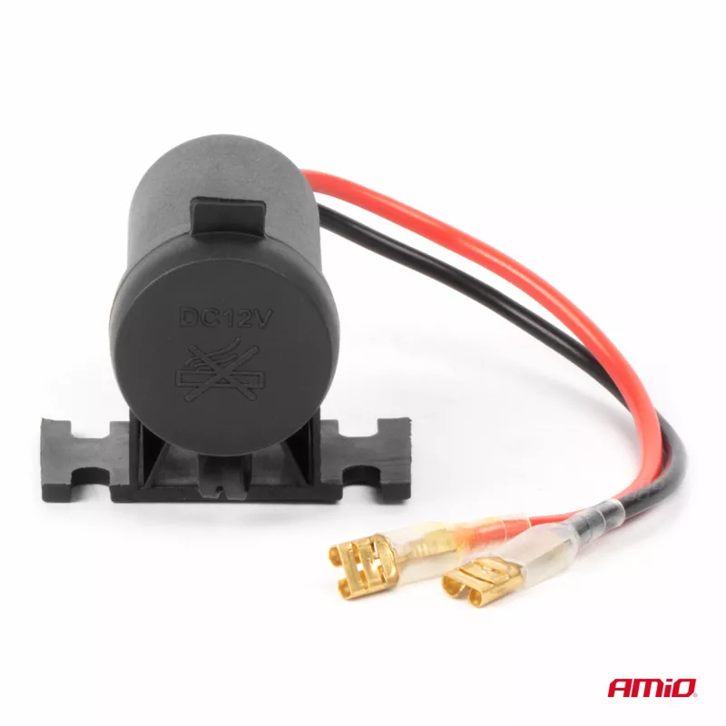 Prise allume-cigare étanche 12V 24V AMIO 04129 - Visuel 1
