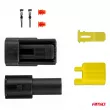 AMIO 04345 - Connecteur électrique étanche kit 1 PIN 2,2 mm -
