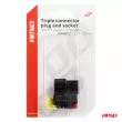 AMIO 04347 - Connecteur électrique étanche ensemble 3 PIN 2,2 mm -