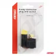 AMIO 04348 - Connecteur électrique étanche ensemble 4 PIN 2,2 mm -