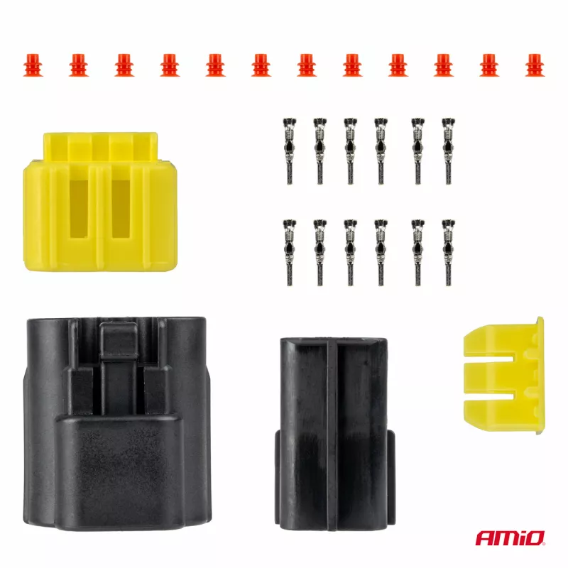 Connecteur électrique étanche kit 6 PIN 2.2mm - AMIO 04349 - Visuel 2