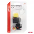 AMIO 04350 - Connecteur électrique étanche ensemble 8 PIN 2,2 mm -