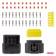 AMIO 04352 - Connecteur électrique étanche ensemble 12 PIN 2,2 mm -