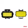 AMIO 04352 - Connecteur électrique étanche ensemble 12 PIN 2,2 mm -