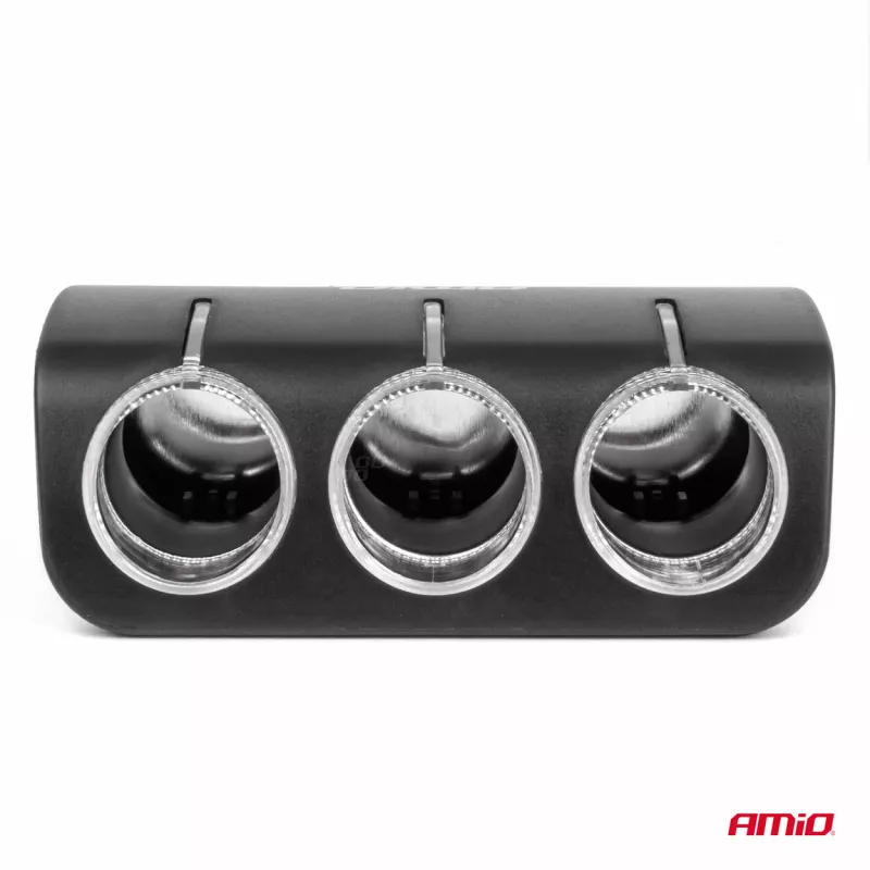 Répartiteur prise allume-cigare 12V 24V 120W 80cm - AMIO 04359 - Visuel 2