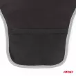AMIO 04430 - Couvre-siège de fauteuil perlé gris perles pour voiture 45x120cm CSM-17