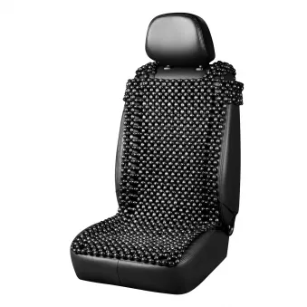 Housse de siège de voiture perles grise perles pour voiture 44x106cm CSM-18 AMIO 04431