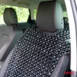 AMIO 04431 - Housse de siège de voiture perles grise perles pour voiture 44x106cm CSM-18