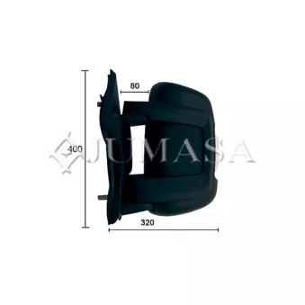 Rétroviseur extérieur JUMASA [54053512]