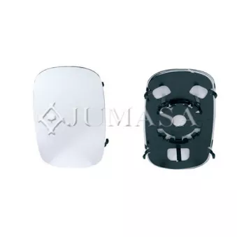 Verre de rétroviseur, rétroviseur extérieur JUMASA [55001250]