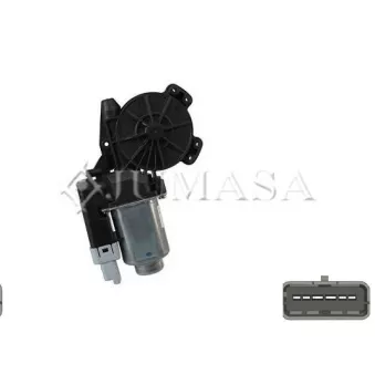 Moteur électrique, lève-vitre avant droit JUMASA [ZR PGO65 R C]