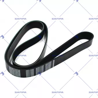SAMPA 203.350 - Courroie trapézoïdale à nervures