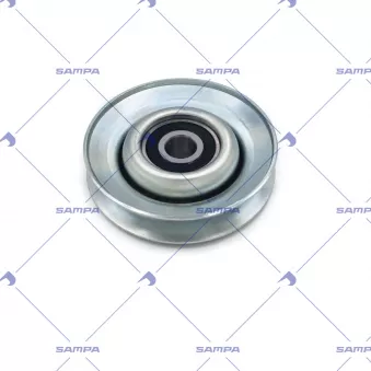 Poulie-tendeur, courroie trapézoïdale à nervures SAMPA [206.416]