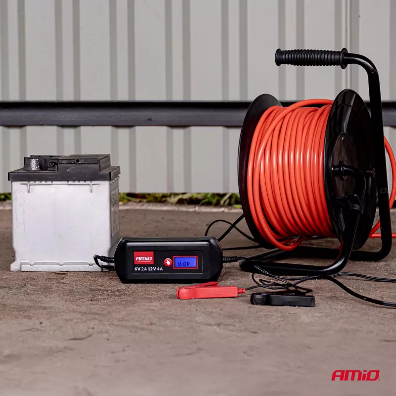 Chargeur de batterie numérique STD GEL AGM WET MAX 4A 6V 12V - AMIO 04523 - Visuel 1