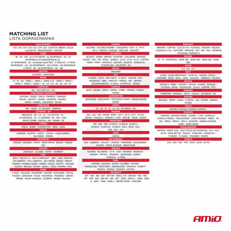 Housses de siège de voiture universelles avant arrière ensemble SC06 - AMIO 04606 - Visuel 2