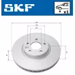 SKF VKBD 80283 V1 - Jeu de 2 disques de frein avant