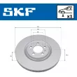 SKF VKBD 81361 V1 - Jeu de 2 disques de frein avant