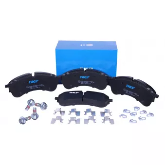 Jeu de 4 plaquettes de frein avant SKF VKBP 81308 pour VOLKSWAGEN CRAFTER 2.0 TDI RWD - 177cv