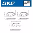 SKF VKBP 81347 A - Jeu de 4 plaquettes de frein avant