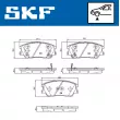 SKF VKBP 81362 A - Jeu de 4 plaquettes de frein avant