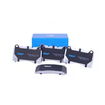 Jeu de 4 plaquettes de frein avant SKF VKBP 85006 EV pour TESLA MODEL X P100D AWD - 772cv