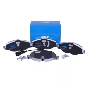 Jeu de 4 plaquettes de frein avant SKF VKBP 85007 EV pour VOLKSWAGEN GOLF e-Golf - 115cv