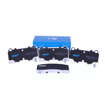 Jeu de 4 plaquettes de frein avant SKF VKBP 85012 EV pour PORSCHE CAYENNE EV - 261cv