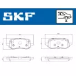 SKF VKBP 91303 - Jeu de 4 plaquettes de frein arrière