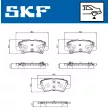 SKF VKBP 91335 A - Jeu de 4 plaquettes de frein arrière