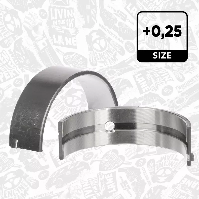 Kit de coussinet de vilebrequin ET ENGINETEAM LH007925 - Visuel 1