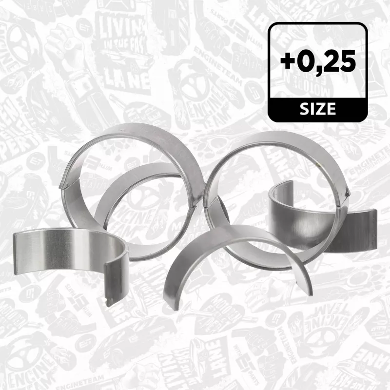 Kit de coussinets de bielle ET ENGINETEAM LP008925 - Visuel 2
